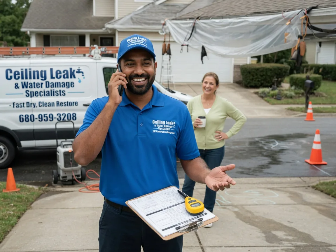 Ceiling Leak Cleanup Frost, TX FAQs